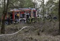 Waldbrand Wahner Heide Troisdorf Eisenweg P177